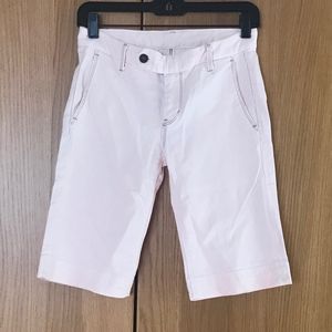 7  For All Mankind Light Pink Bermuda Shorts
